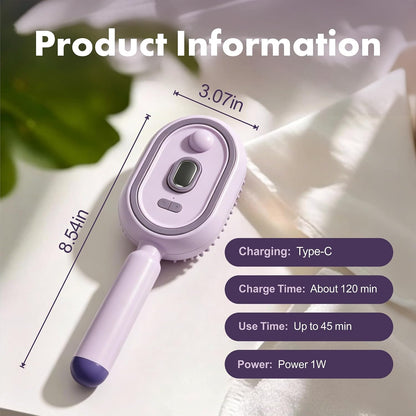 Nuvio™ HairSpa Sonic 3-in-1 Mist & Massage Hair Comb