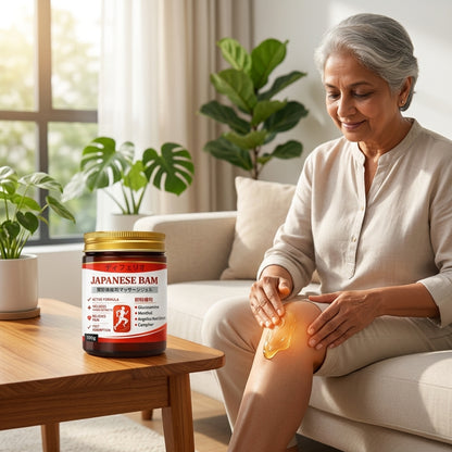 Japanese Bam Joint Pain Relief Gel - Deep Knee Joint Massage Application