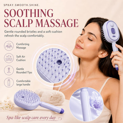 Nuvio™ HairSpa Sonic 3-in-1 Mist & Massage Hair Comb