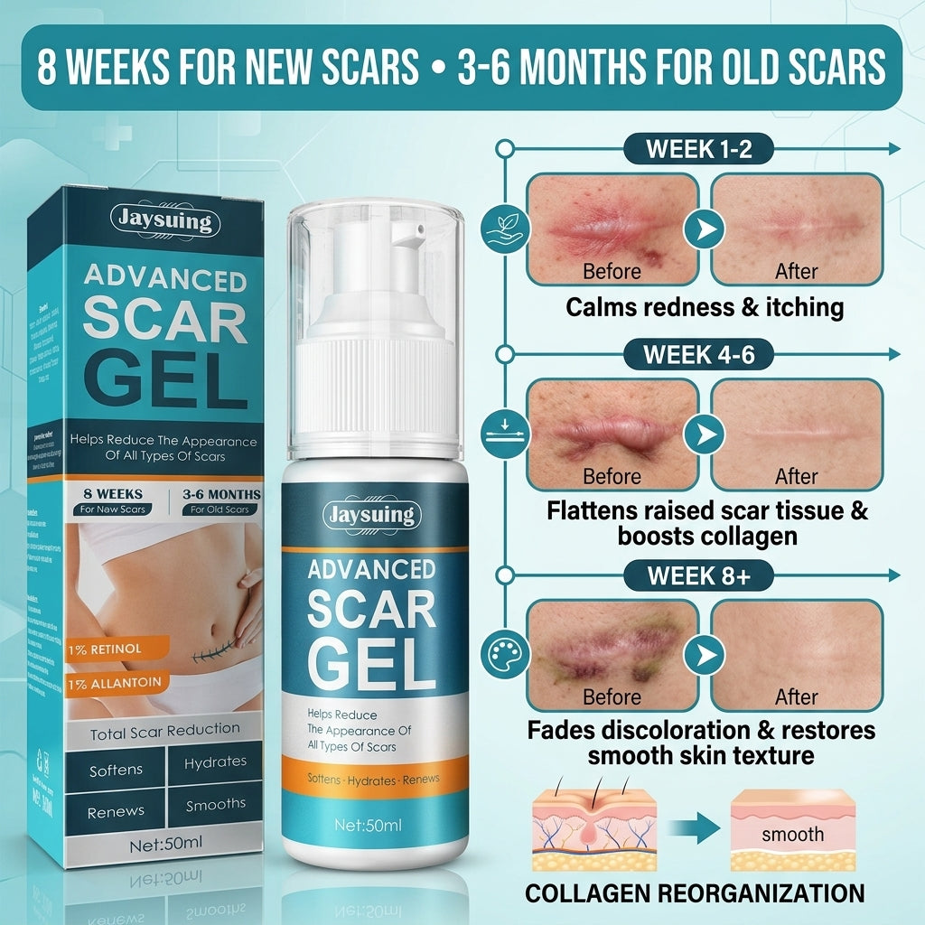 8 Weeks for New Scars and 3-6 Months for Old Scars Before and After Timeline