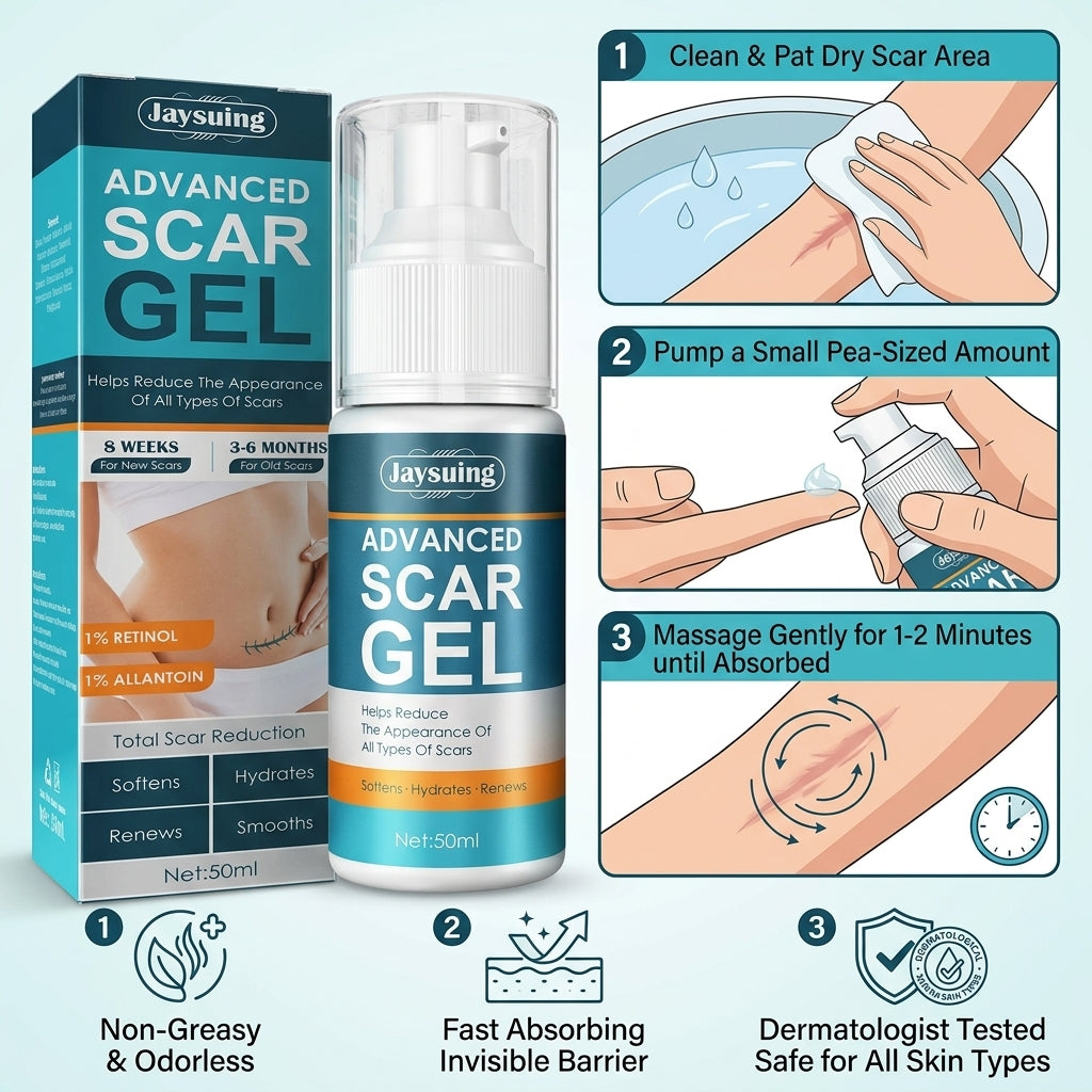 How to Apply Jaysuing Advanced Scar Gel in 3 Easy Steps